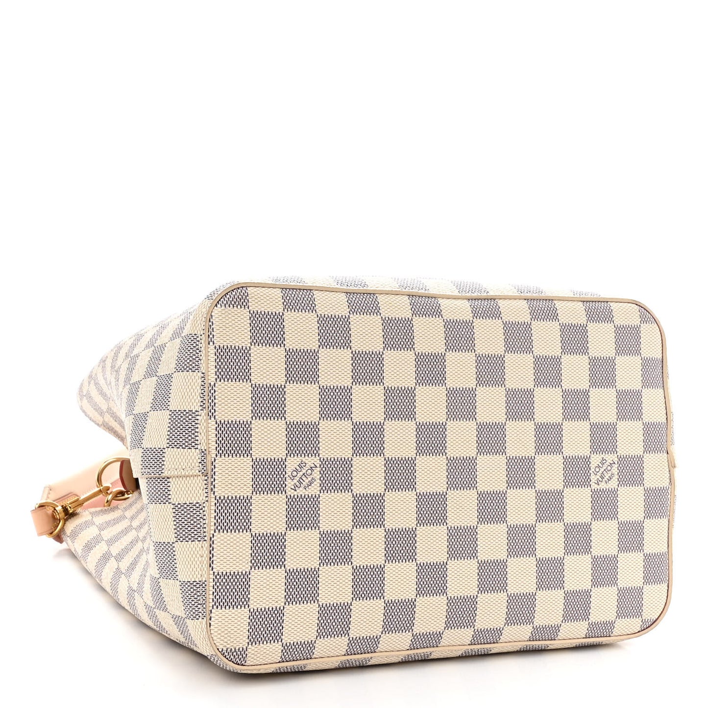 Damier Azur Braided Neonoe MM Peach Cream