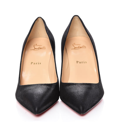 Christian Louboutin Suede Pailette Pigalle Follies 85 Pumps 37 Black 2 of 8