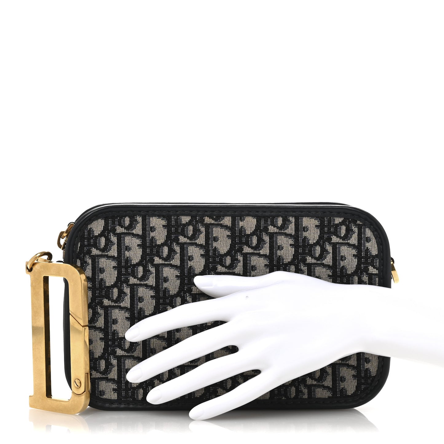 Oblique Diorquake Clutch Blue