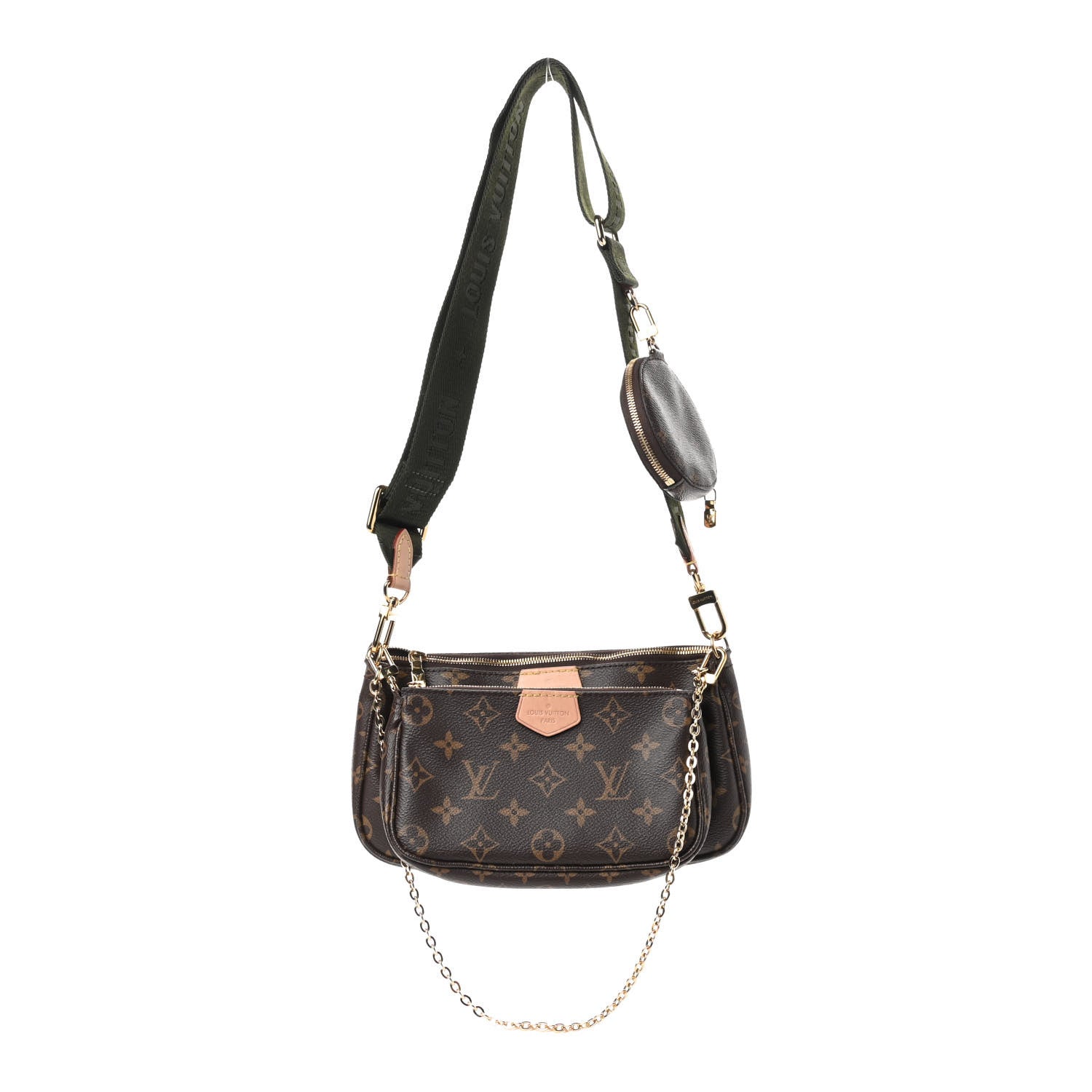 Louis Vuitton Monogram Multi Pochette Accessories Kaki 1 of 11