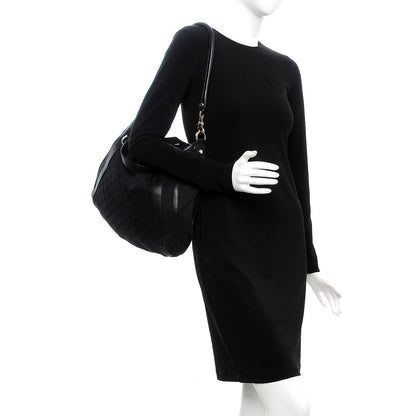 Gucci Monogram Medium Abbey Convertible Tote Black 3 of 9