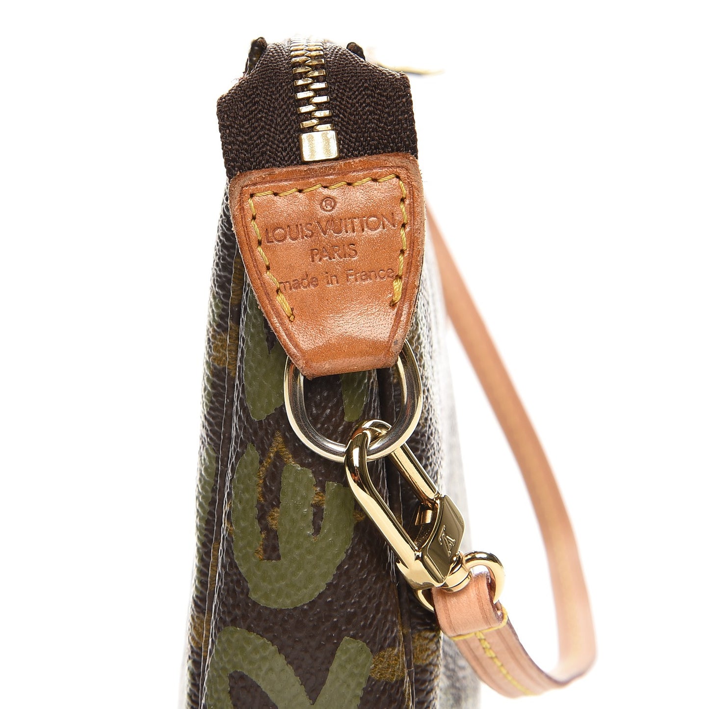 Monogram Graffiti Pochette Accessories Kaki
