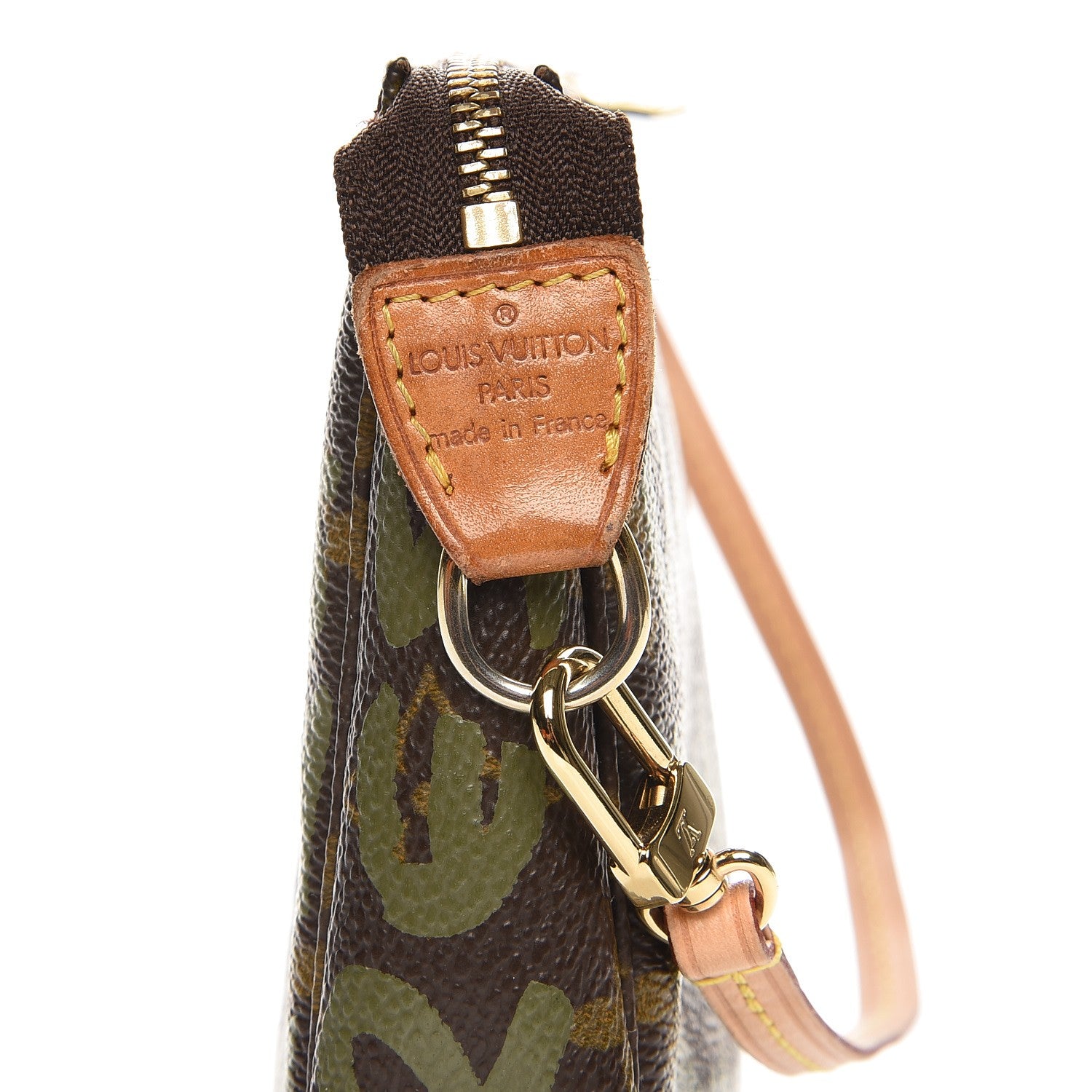 Louis Vuitton Monogram Graffiti Pochette Accessories Kaki 6 of 7