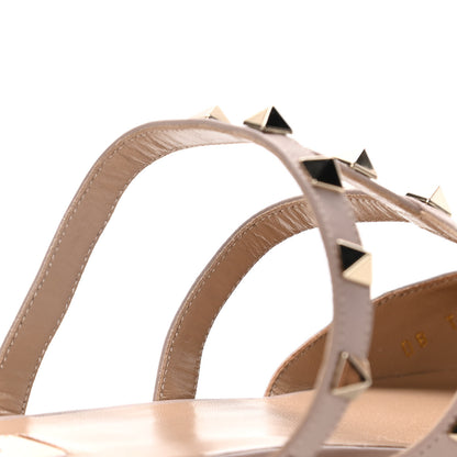Valentino Garavani Nappa Rockstud Flat Cage Mules 41 Poudre 12 of 13