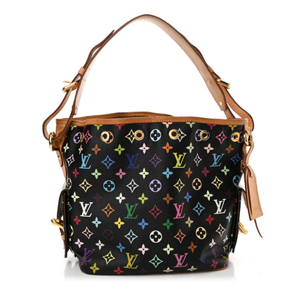 Louis Vuitton Monogram Multicolor Petit Noe Black 1 of 17