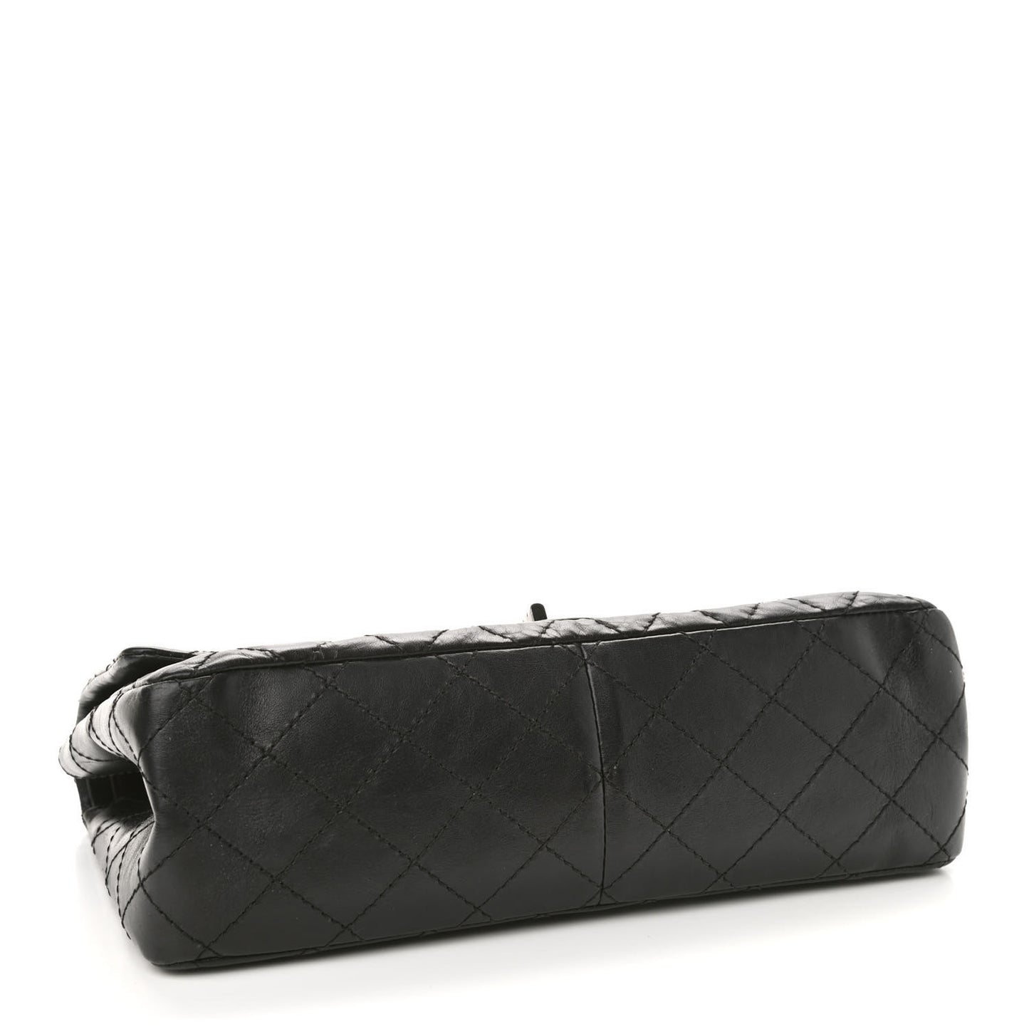 Aged Calfskin Quilted 2.55 Reissue 226 Flap Black