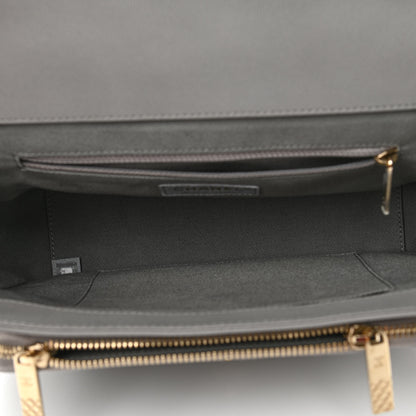 Chanel Caviar Quilted Large Business Affinity Flap Grey 5 of 10