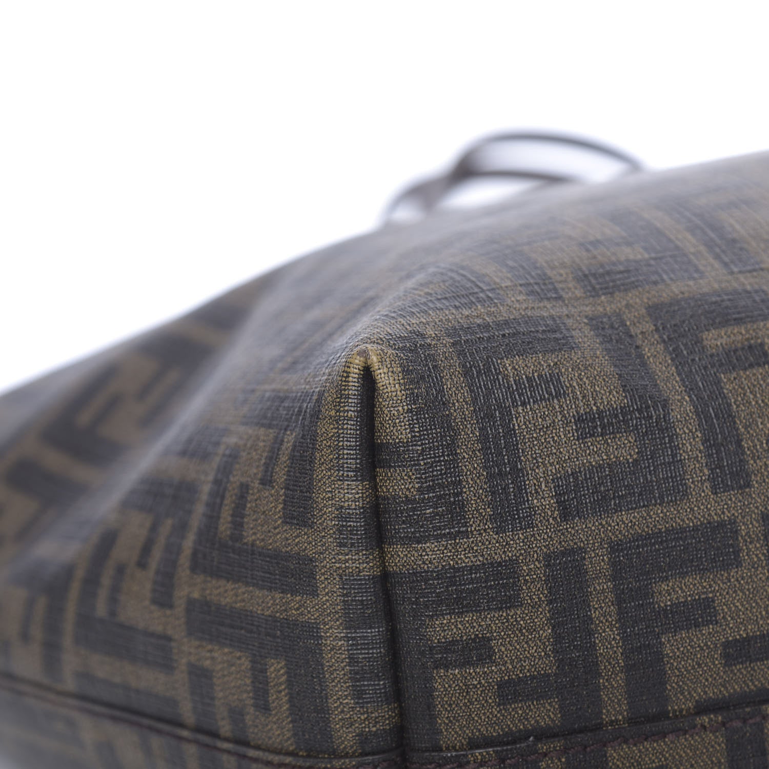 Fendi Zucca Spalmati Medium Roll Tote Tobacco Moro 20 of 23