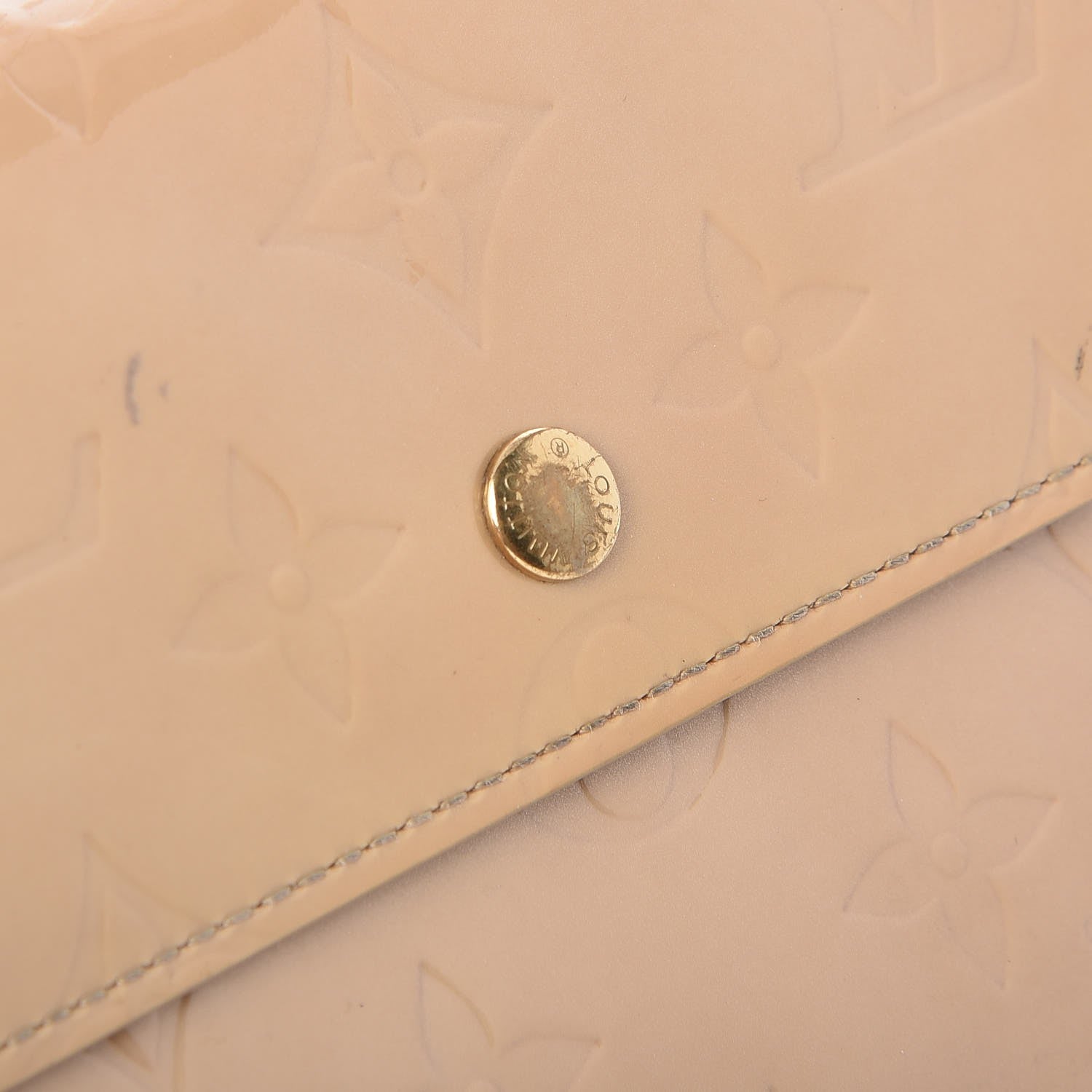 Louis Vuitton Vernis Porte Tresor International Wallet Beige 8 of 12