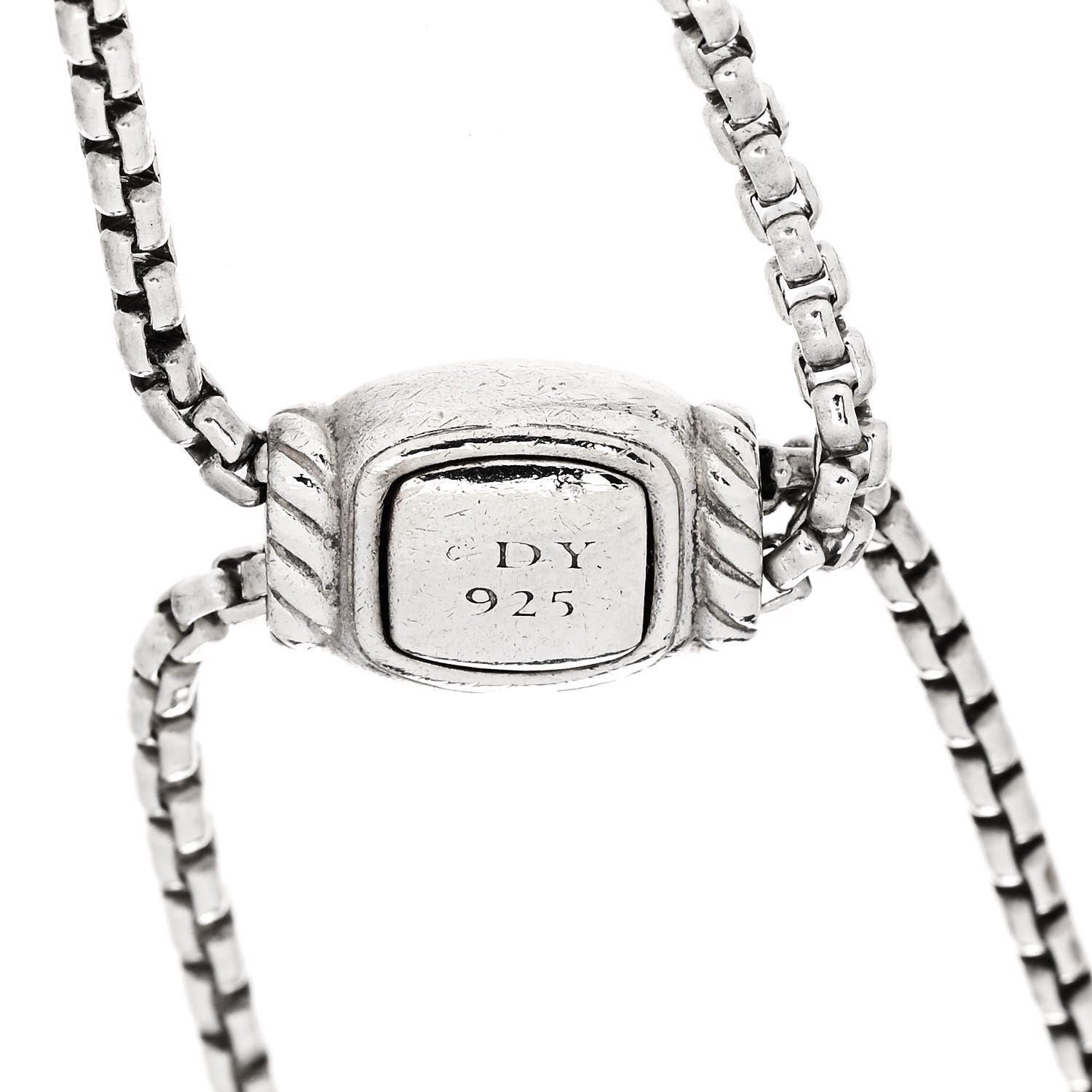 David Yurman Sterling Silver Diamond Petite Pave Cross Bracelet 3 of 4