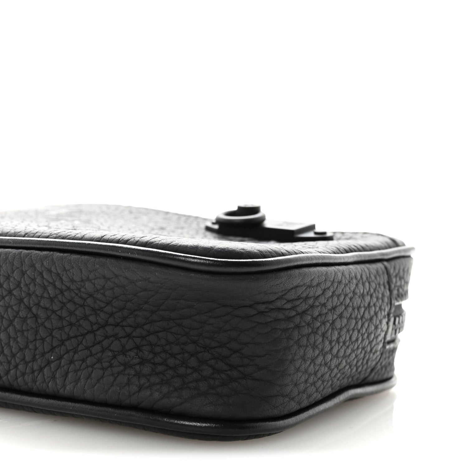 Louis Vuitton Taurillon Monogram Uniformes Solar Ray Soft Pochette Volga Belt Bag Black 8 of 8