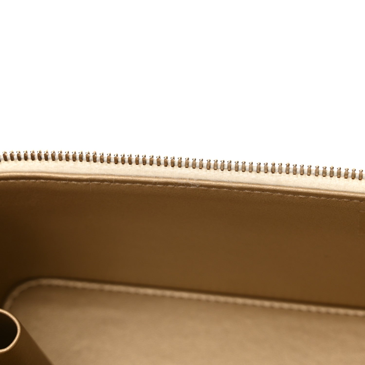 Chanel Lambskin Quilted Pearl Crush Small Vanity Case With Chain White 12 of 12