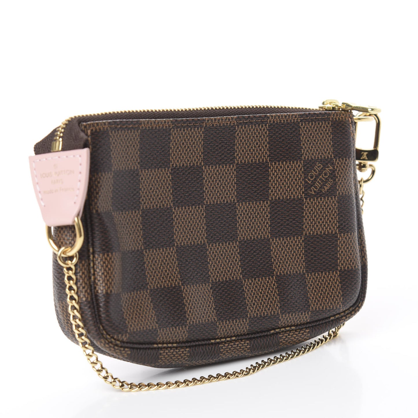Damier Ebene 2020 Christmas Animation Big Wheel Mini Pochette Accessories Rose Ballerine