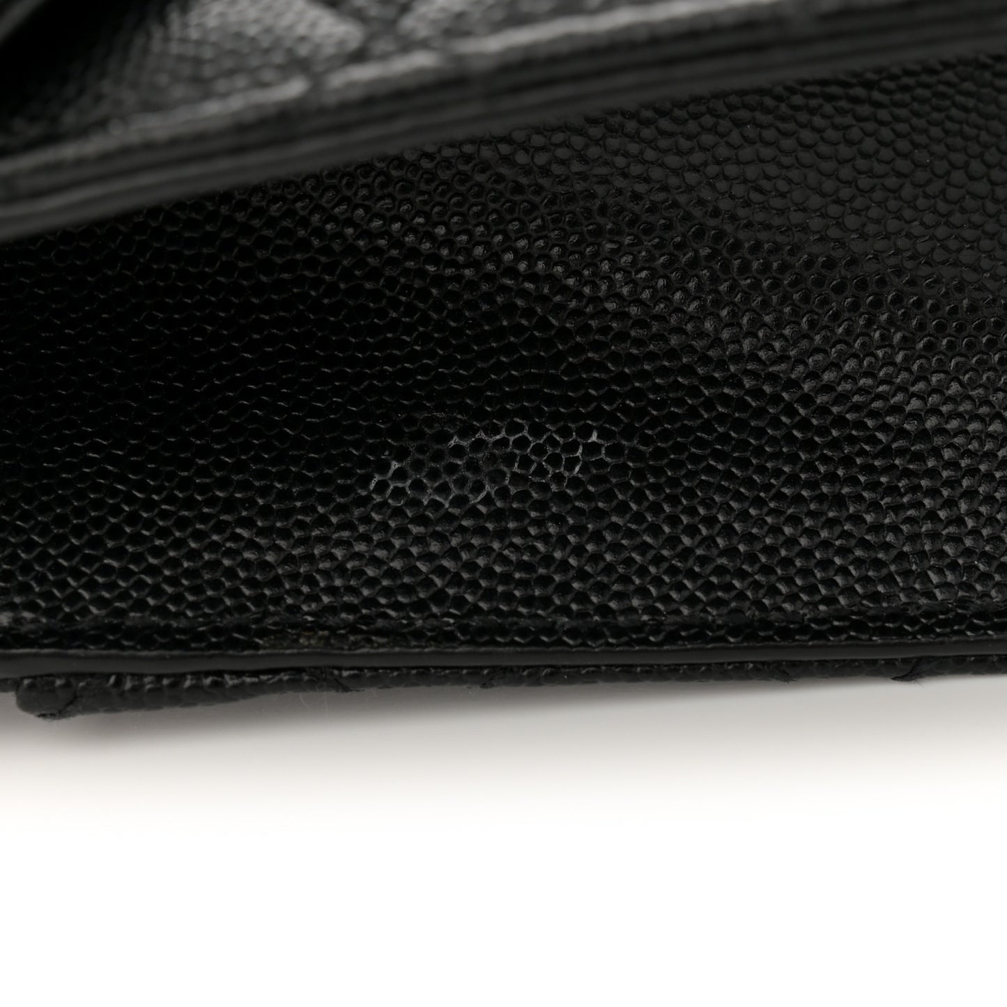 Grain De Poudre Textured Mixed Matelasse Triquilt Small Monogram Satchel Black