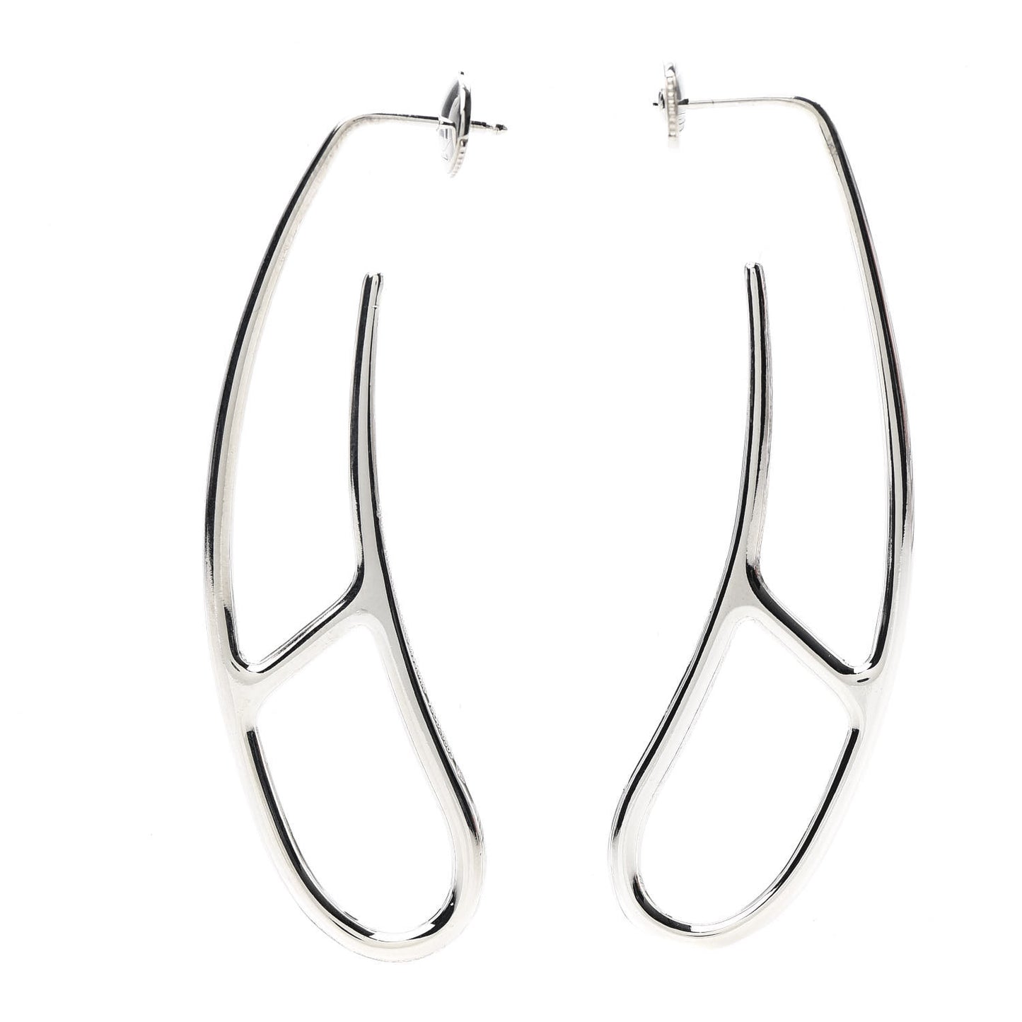 Sterling Silver Chaine D'Ancre Twist Earrings