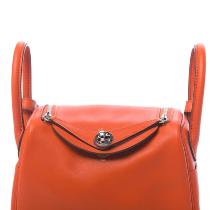 Hermes Swift Verso Mini Lindy 20 Terre Battue Sesame 8 of 11