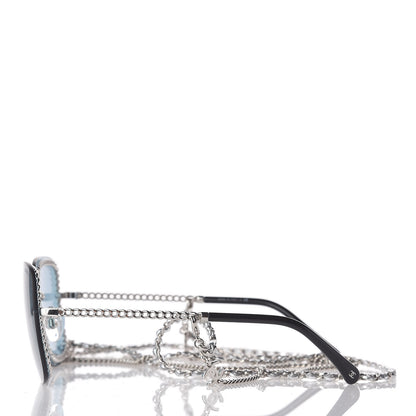 Chanel Chain Square Sunglasses 4244 Blue 3 of 7