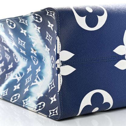 Louis Vuitton Monogram Escale Onthego GM Blue 10 of 11