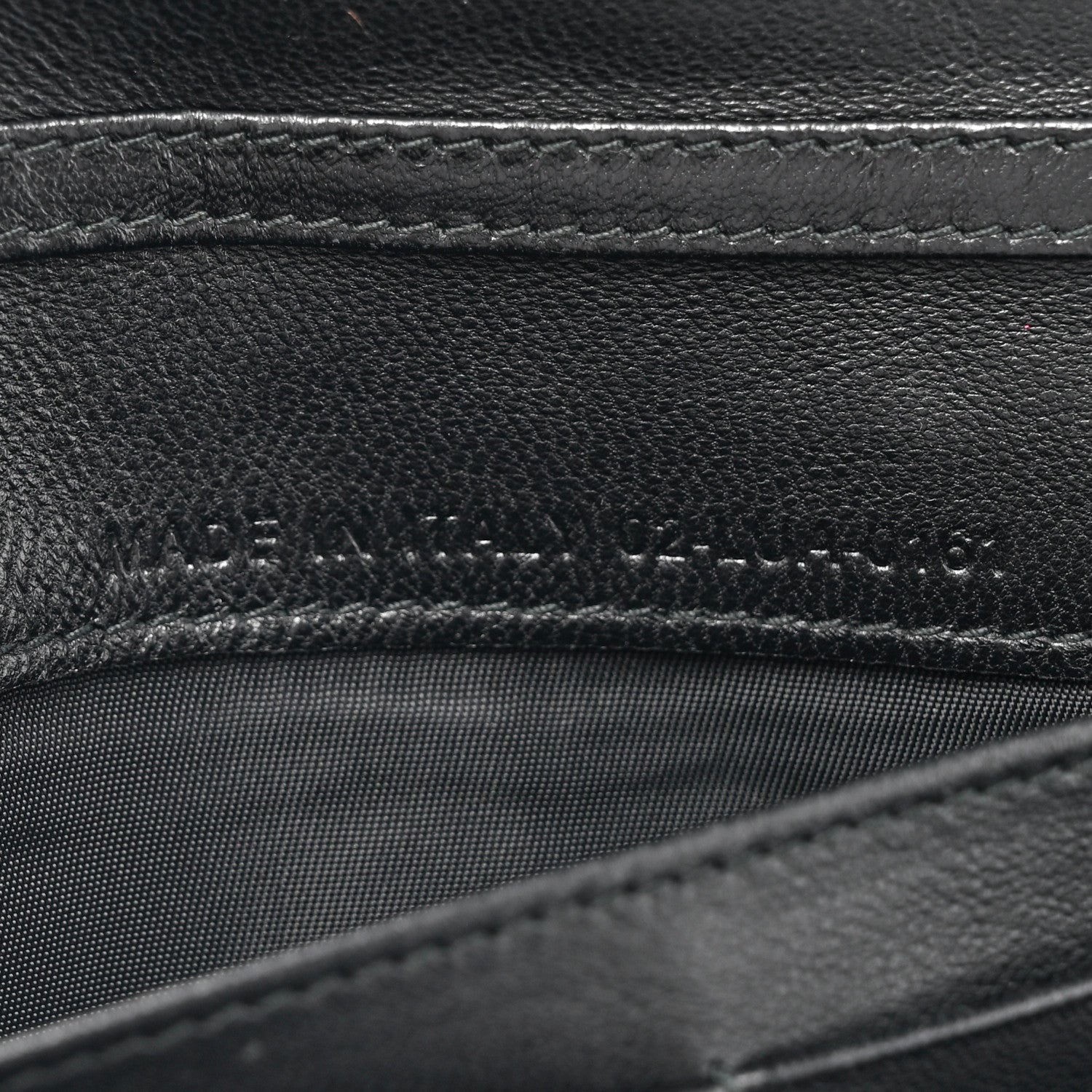 Christian Dior Patent Lambskin Cannage Lady Dior Rendezvous Wallet On Chain Black 8 of 13