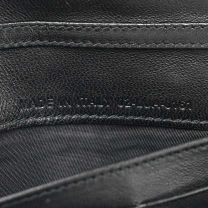 Christian Dior Patent Lambskin Cannage Lady Dior Rendezvous Wallet On Chain Black 8 of 13