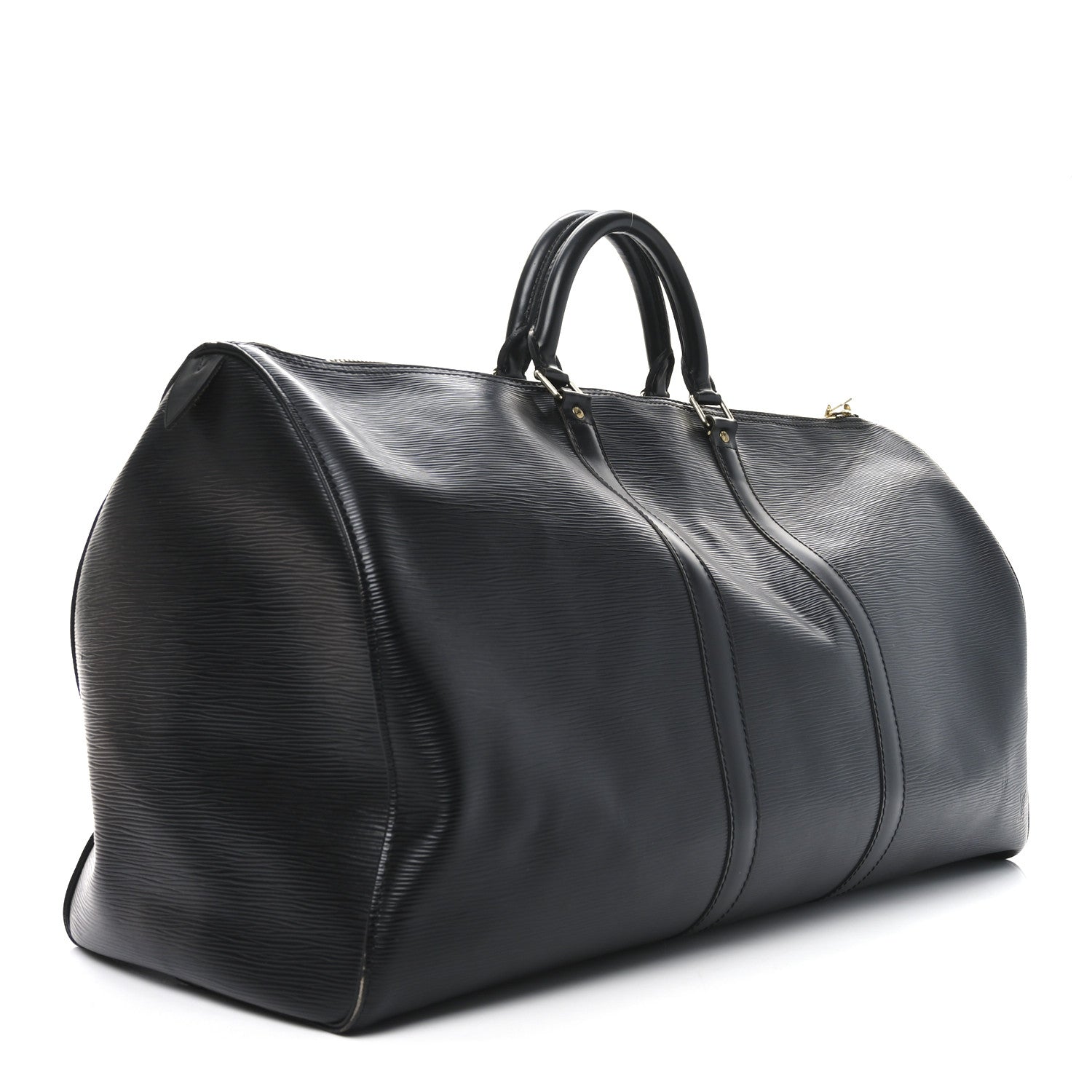 Louis Vuitton Epi Keepall 55 Black 2 of 9