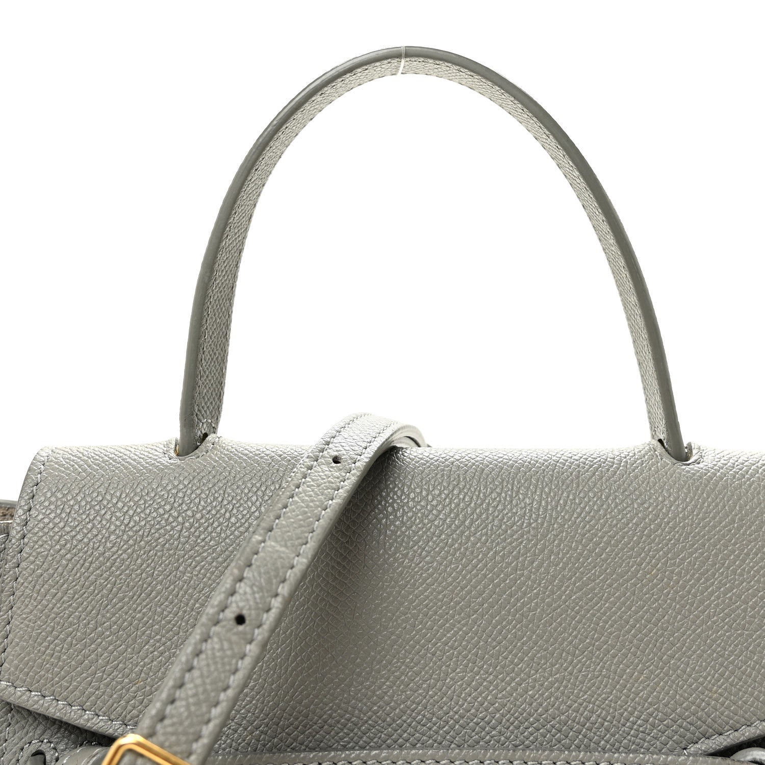 Celine Grained Calfskin Nano Belt Bag Cloud 8 of 10