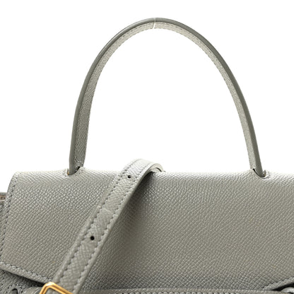 Celine Grained Calfskin Nano Belt Bag Cloud 8 of 10