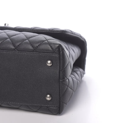 Chanel Caviar Quilted Small Coco Handle Flap Black 9 of 11