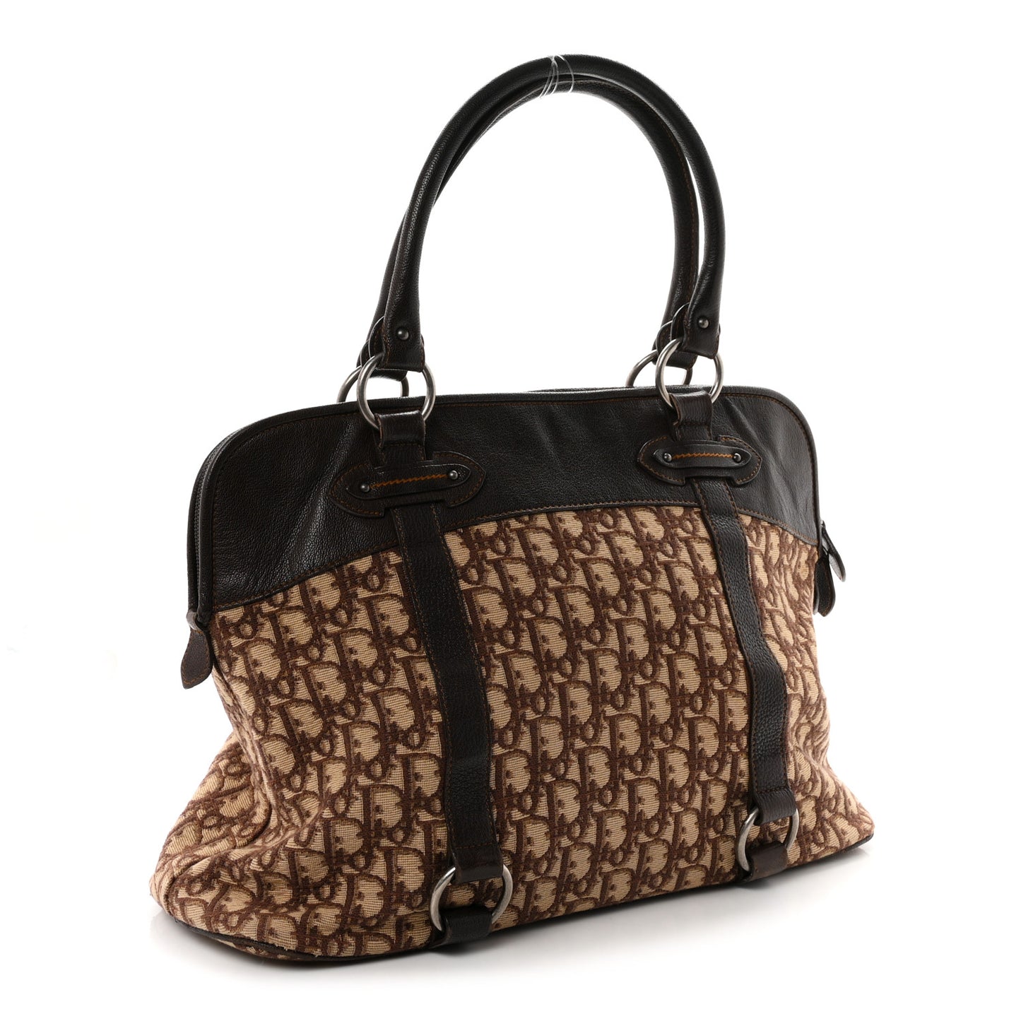 Monogram Traveler Satchel Brown