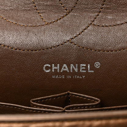 Chanel Metallic Aged Calfskin Quilted 2.55 Reissue 227 Flap Bronze 6 of 10