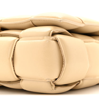 Bottega Veneta Lambskin Maxi Intreccio Padded Chain Cassette Crossbody Bag Porridge 9 of 13
