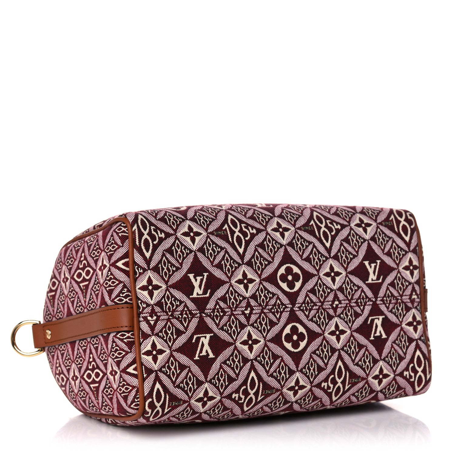Louis Vuitton Jacquard Since 1854 Speedy Bandouliere 25 Bordeaux 4 of 10