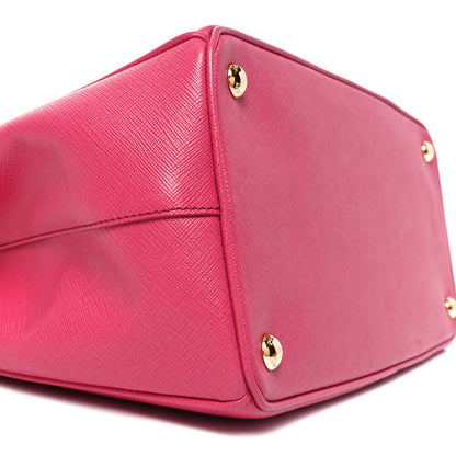 Prada Saffiano Lux Medium Galleria Double Zip Tote Fuxia 8 of 9