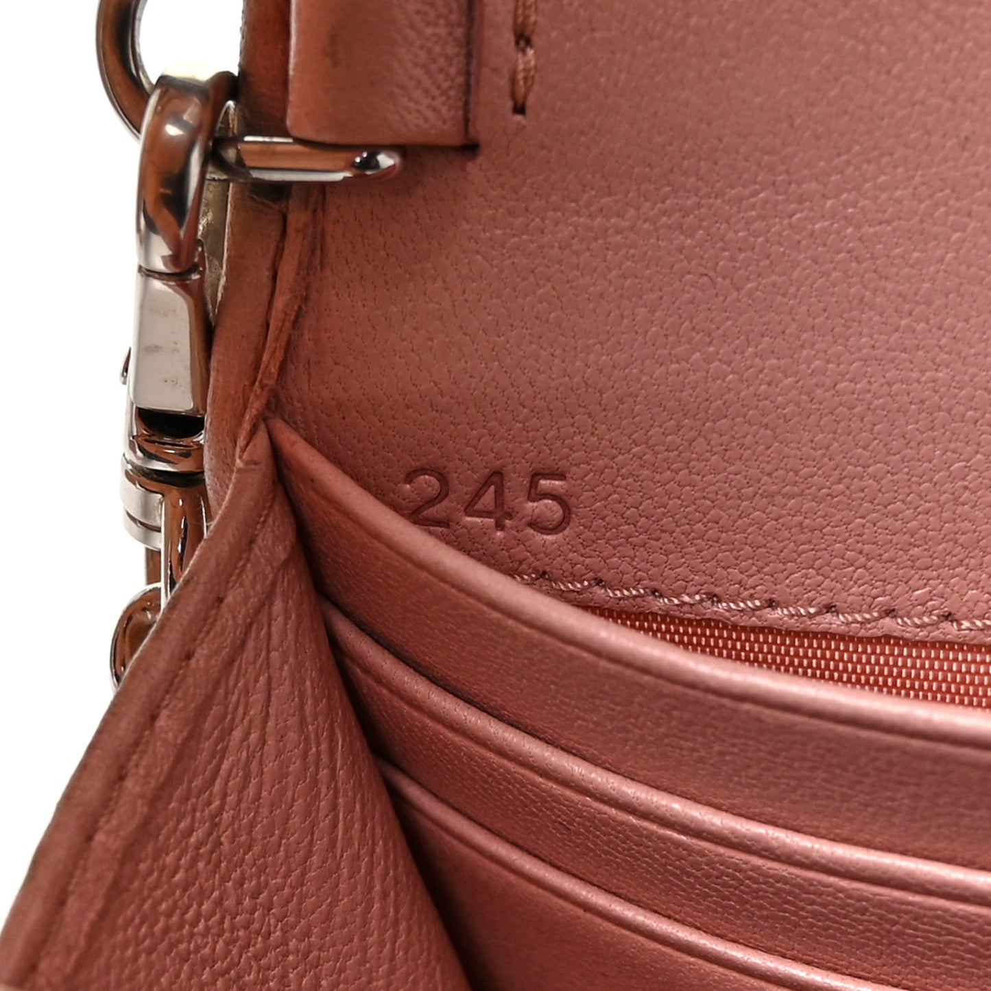 Nappa Matelasse Wallet On Chain Orchidea