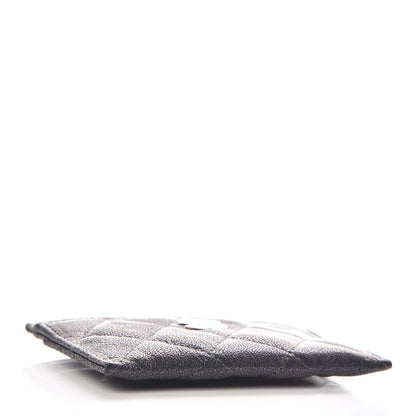 Chanel Iridescent Caviar Quilted Card Holder Black 4 of 9