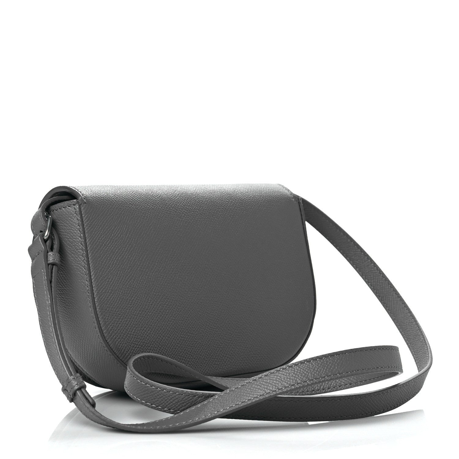 Balenciaga Grained Calfskin Logo Ville Day Bag XS Gris Perle Fonce White 2 of 9