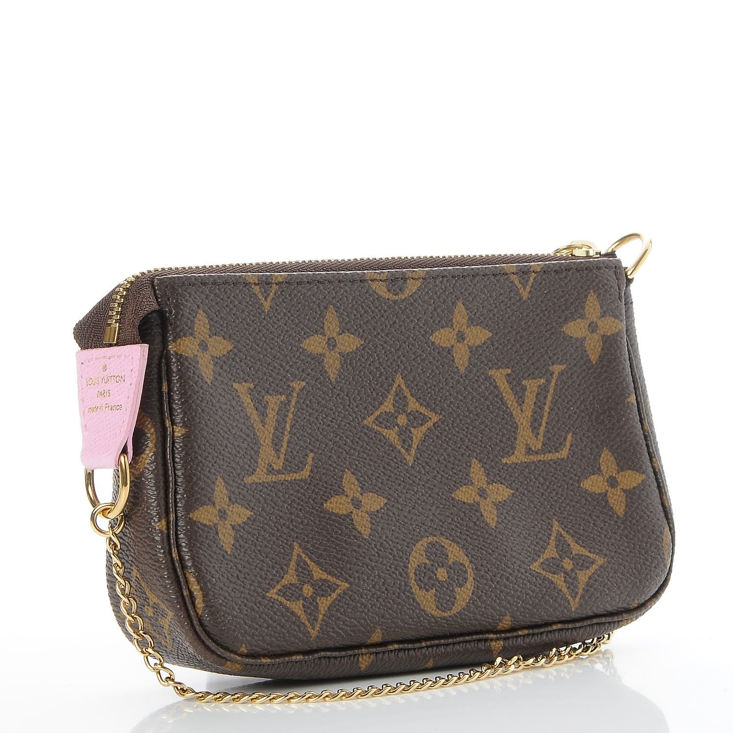 Louis Vuitton Monogram 2016 Christmas Animation Mini Pochette Accessories Rose Ballerine 3 of 7