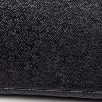 Chanel Caviar Quilted XL Grand Shopping Tote GST Black 9 of 15