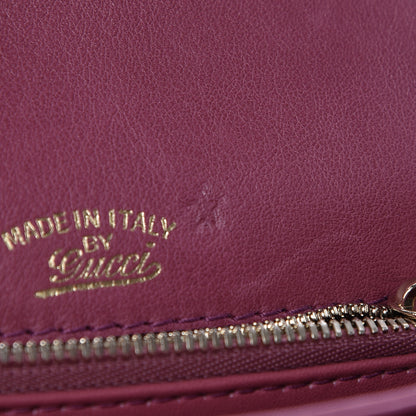 Gucci Calfskin Small 1973 Shoulder Flap Bag Peonia Flower 18 of 20