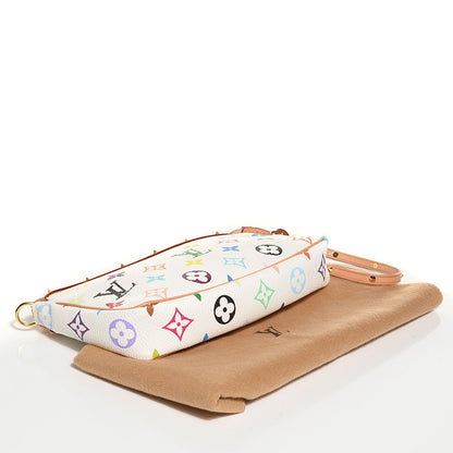 Louis Vuitton Monogram Multicolor Pochette Accessories White 4 of 7