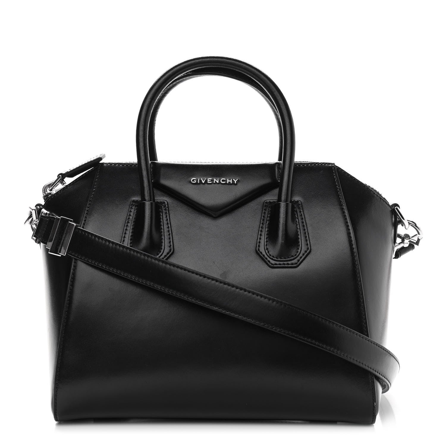 Givenchy Shiny Lord Calfskin Small Antigona Black 1 of 15