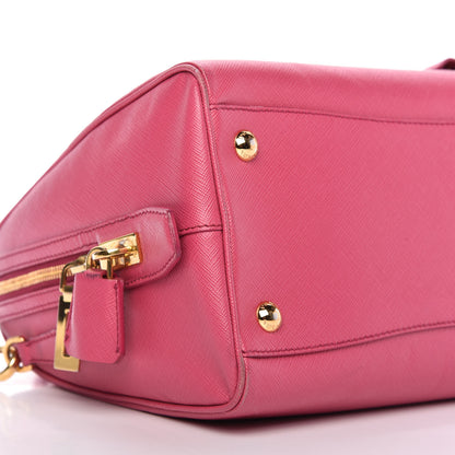 Prada Saffiano Bauletto Peonia 6 of 10
