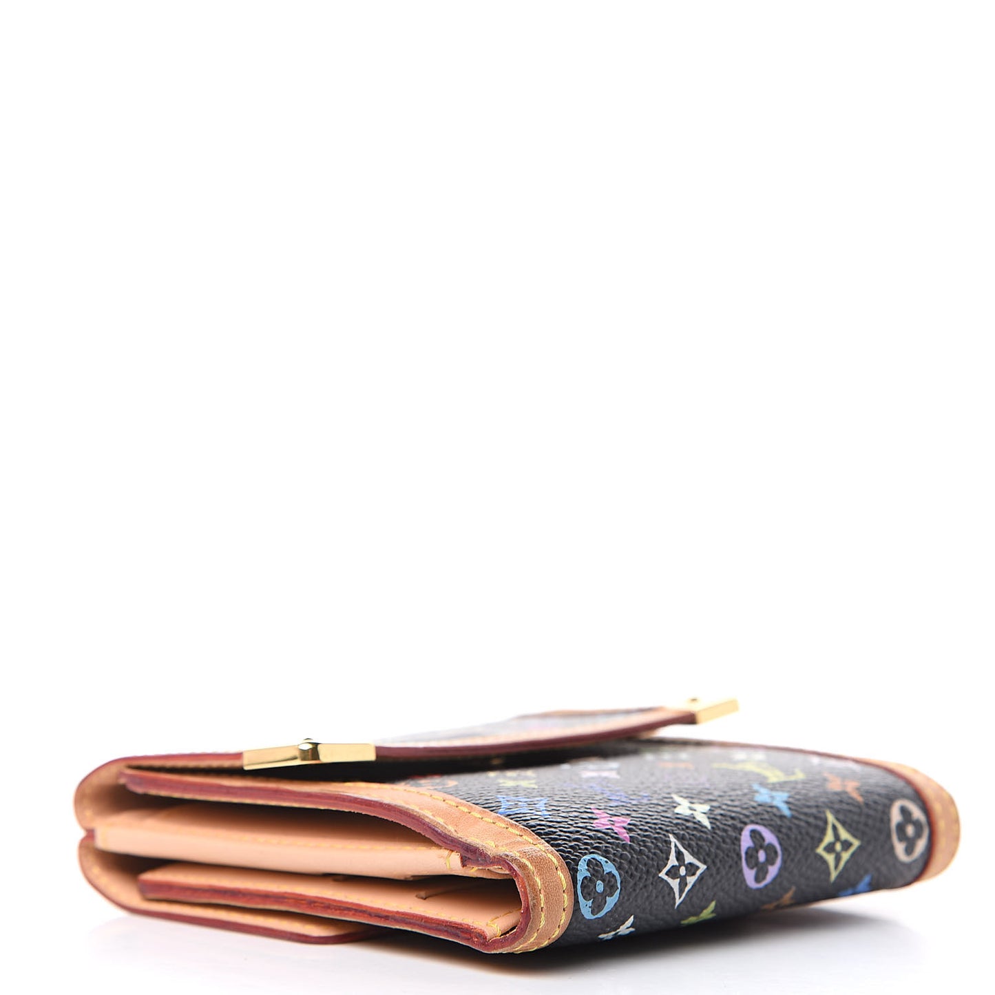 Monogram Multicolor Porte-Monnaie Billets Wallet Black