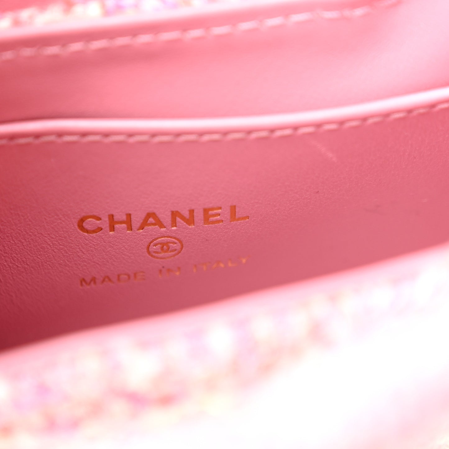 Tweed Quilted Mini Nano Kelly Shopper Pink