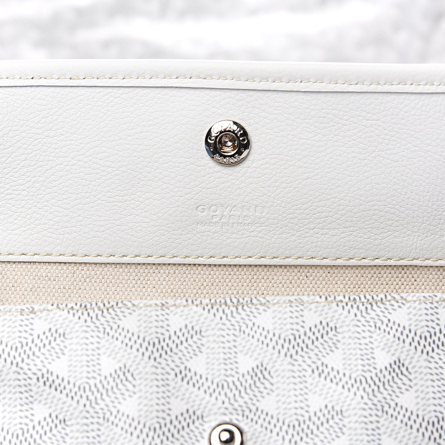 Goyardine Saint Louis GM White
