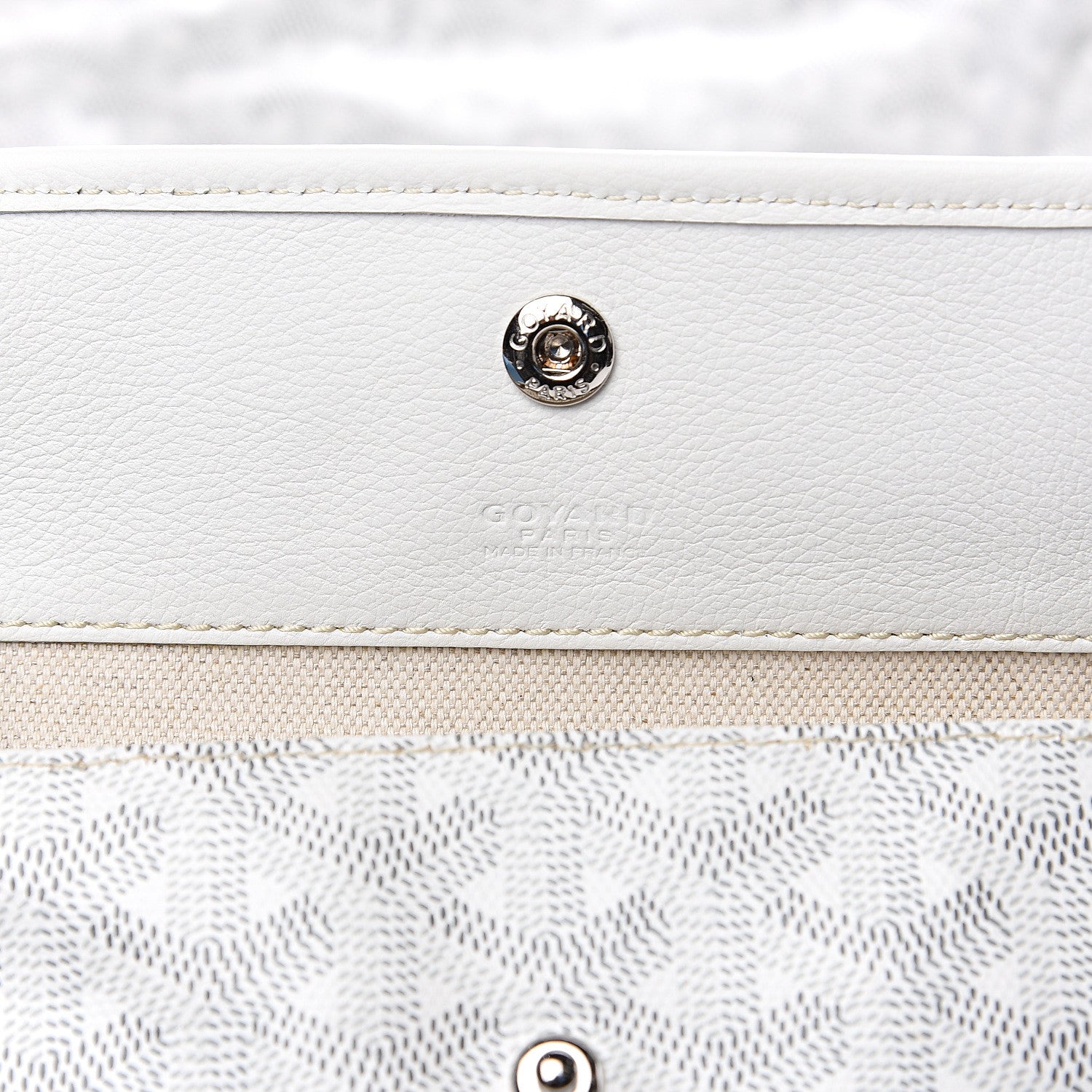 Goyard Goyardine Saint Louis GM White 5 of 7