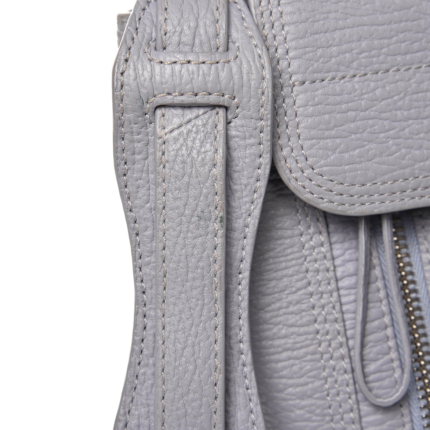 3.1 Textured Calfskin Medium Pashli Satchel Lilac