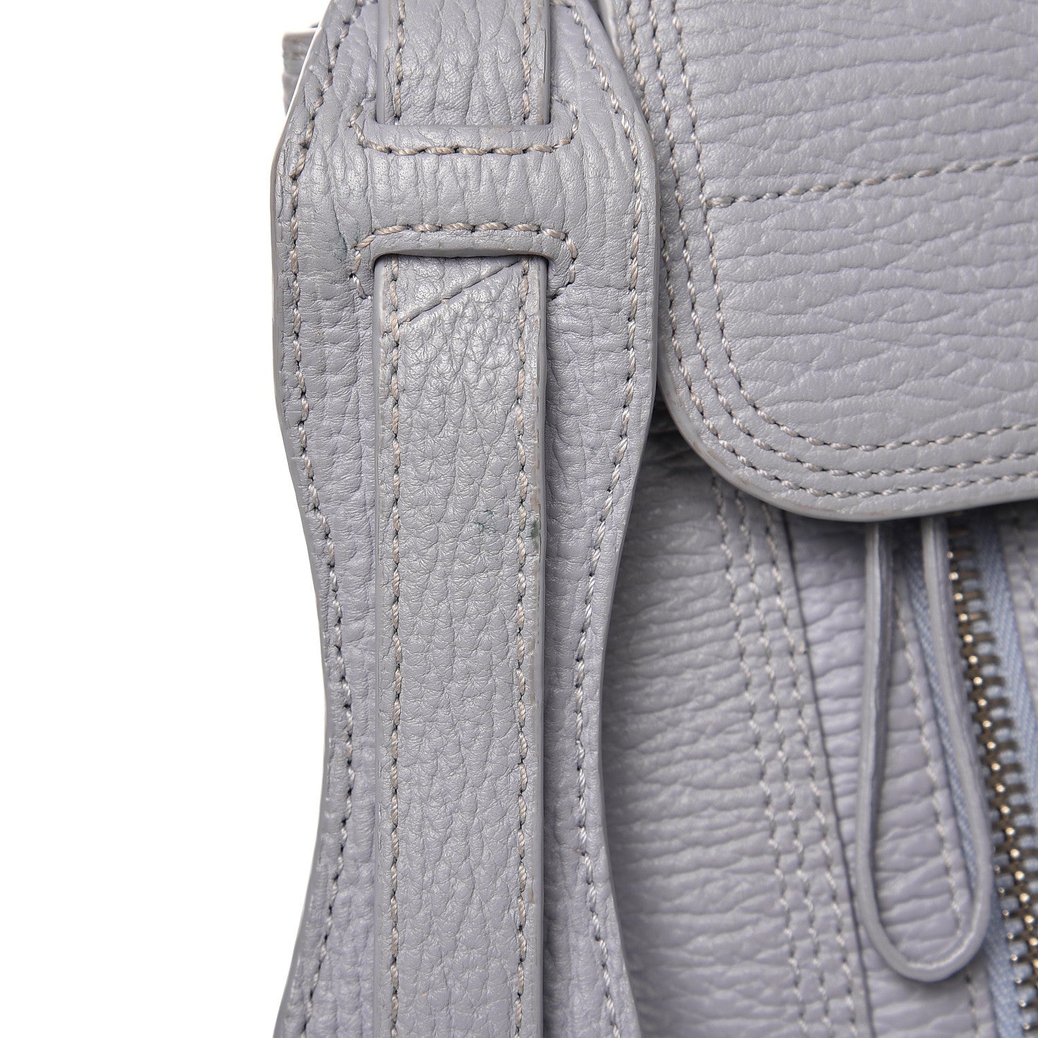 3.1 Phillip Lim 3.1 Textured Calfskin Medium Pashli Satchel Lilac 13 of 13