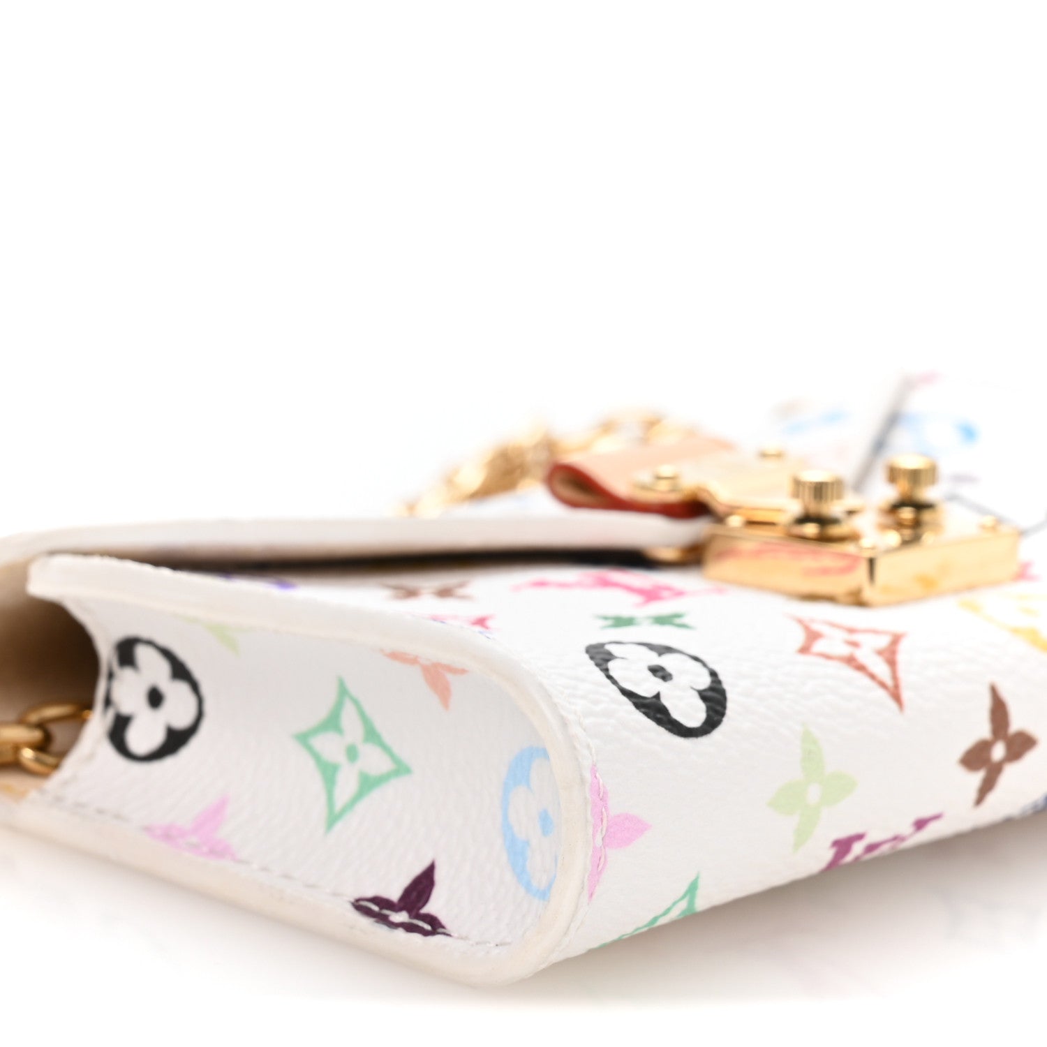Louis Vuitton LV X TM Monogram Multicolor Pouch Metis Belt White 8 of 10