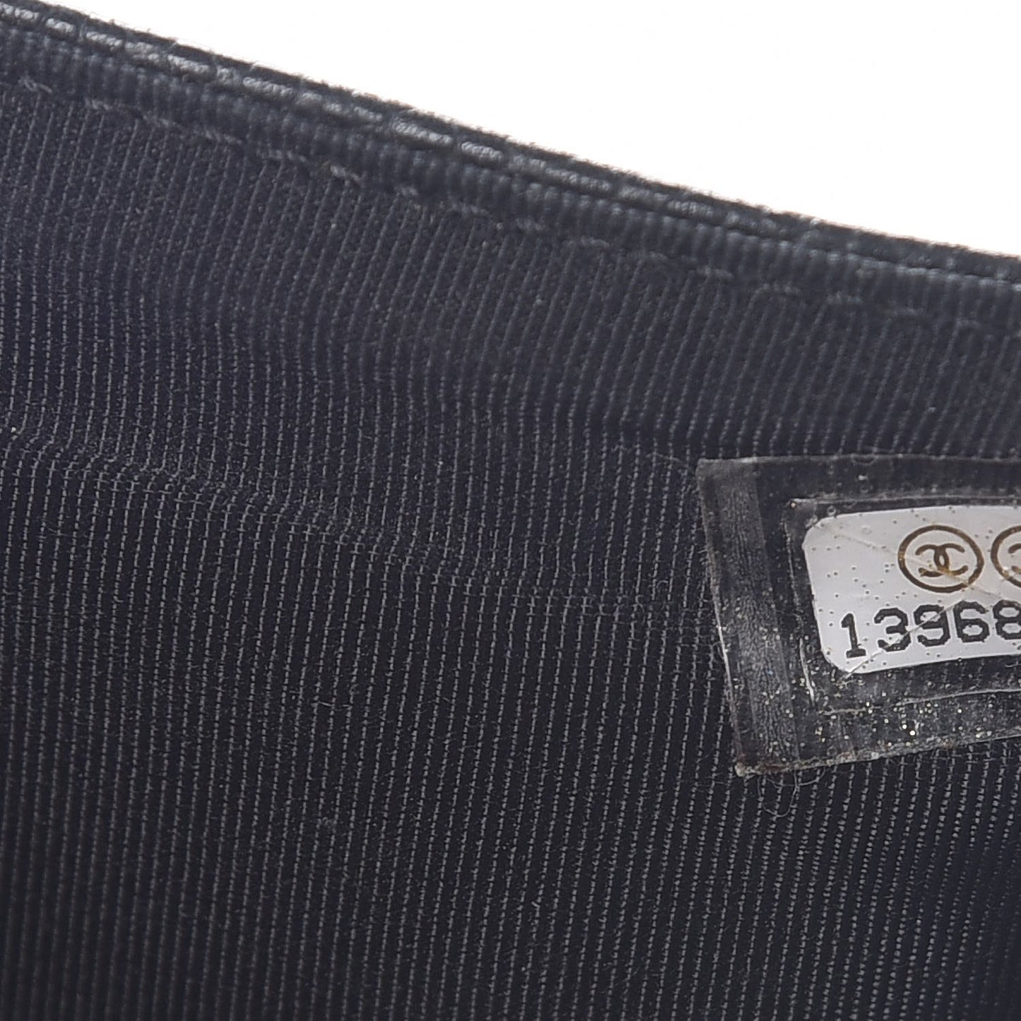 Caviar Quilted Large Flap Wallet Black